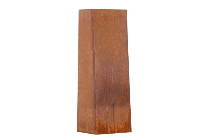 Venture Home Bastian - Fire Basket Cube- Rusty Orange - -