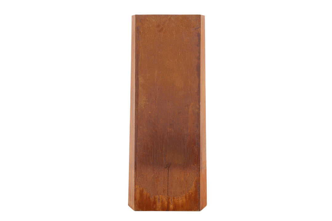 Venture Home Bastian - Fire Basket Cube- Rusty Orange - -