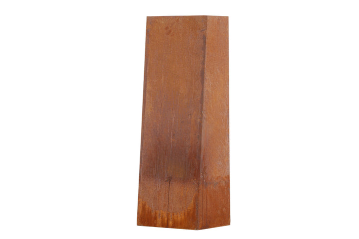 Venture Home Bastian - Fire Basket Cube- Rusty Orange - -