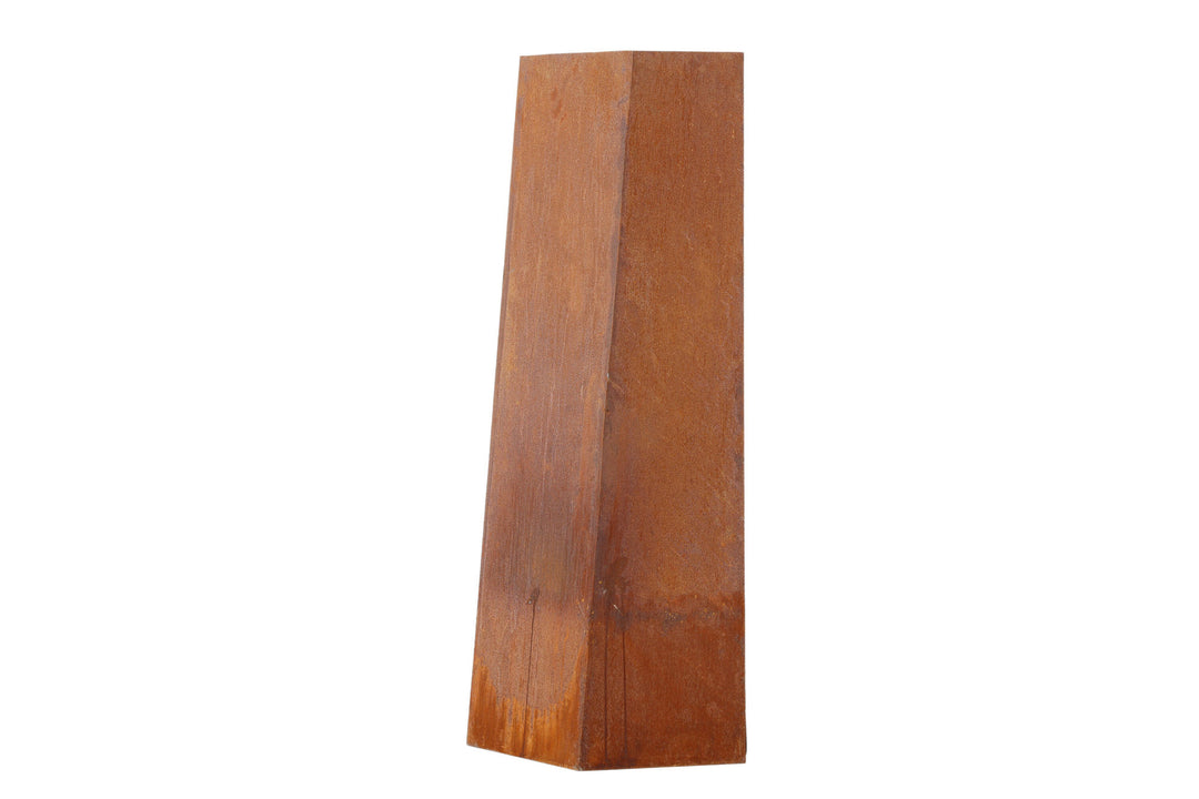 Venture Home Bastian - Fire Basket Cube- Rusty Orange - -