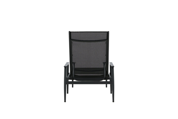 Venture Home Break - Sun Lounge 2-pack - Black / Black - Aluminium / Textilene -