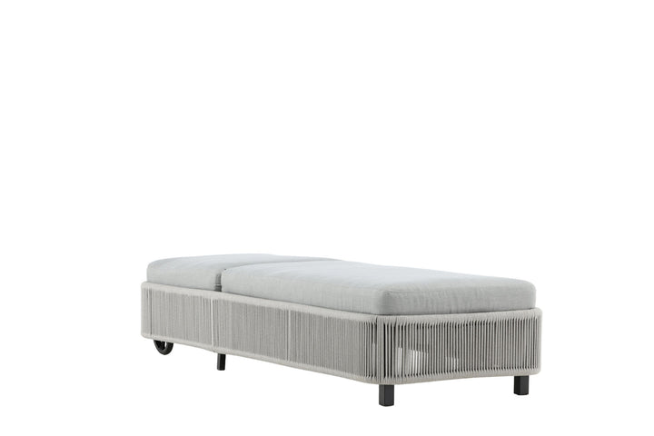 Venture Home Virya - Sun Lounge inc. Cushion- Black / Grey - Rope -