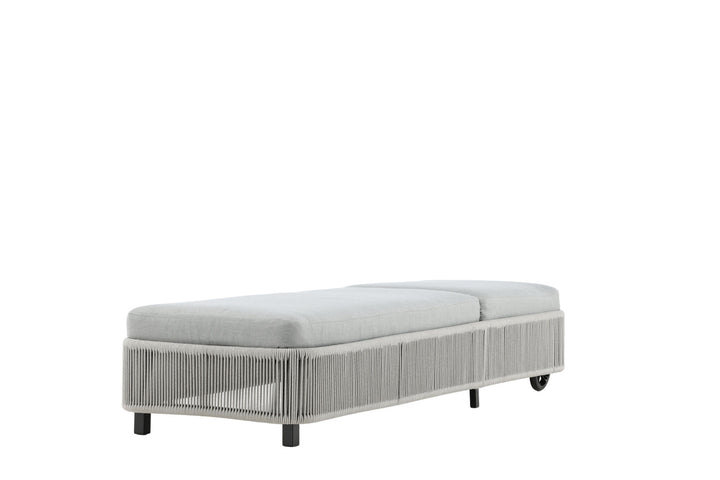 Venture Home Virya - Sun Lounge inc. Cushion- Black / Grey - Rope -