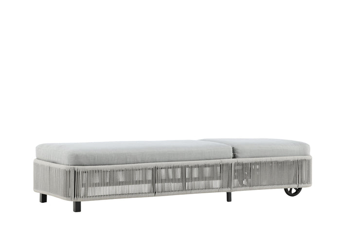 Venture Home Virya - Sun Lounge inc. Cushion- Black / Grey - Rope -