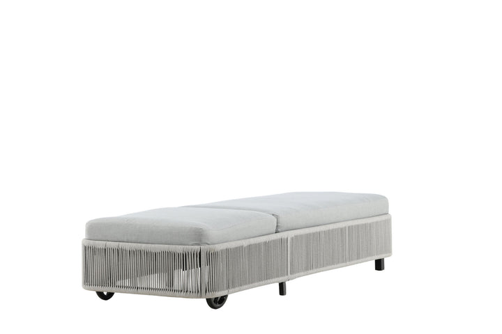 Venture Home Virya - Sun Lounge inc. Cushion- Black / Grey - Rope -