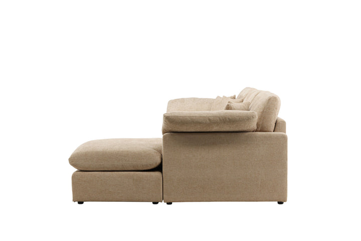 Vind Amalfi Corner Sofa - Sand Fabric /