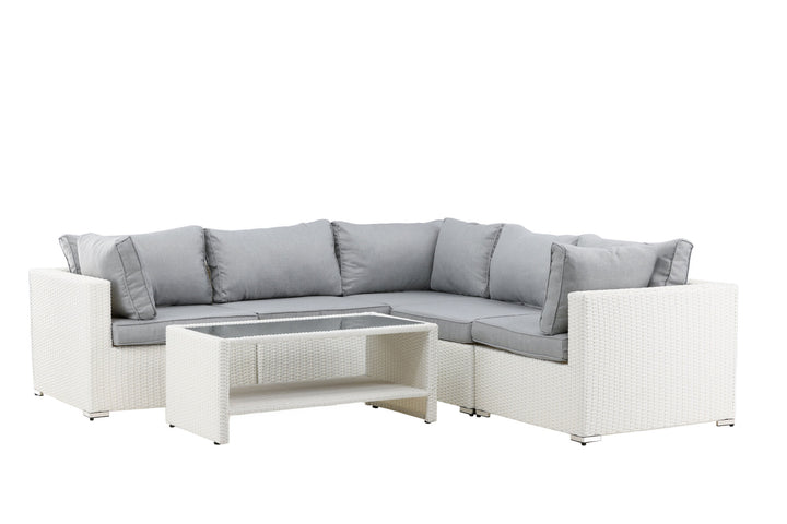 Venture Home Amazon Module Sofa set 3+2+1 - White/Grey
