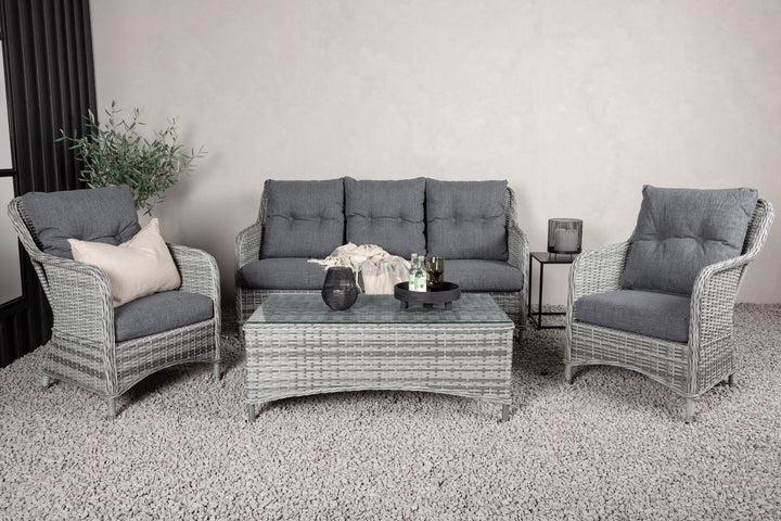 Venture Home Vikelund Sofa set  - Grey/Grey