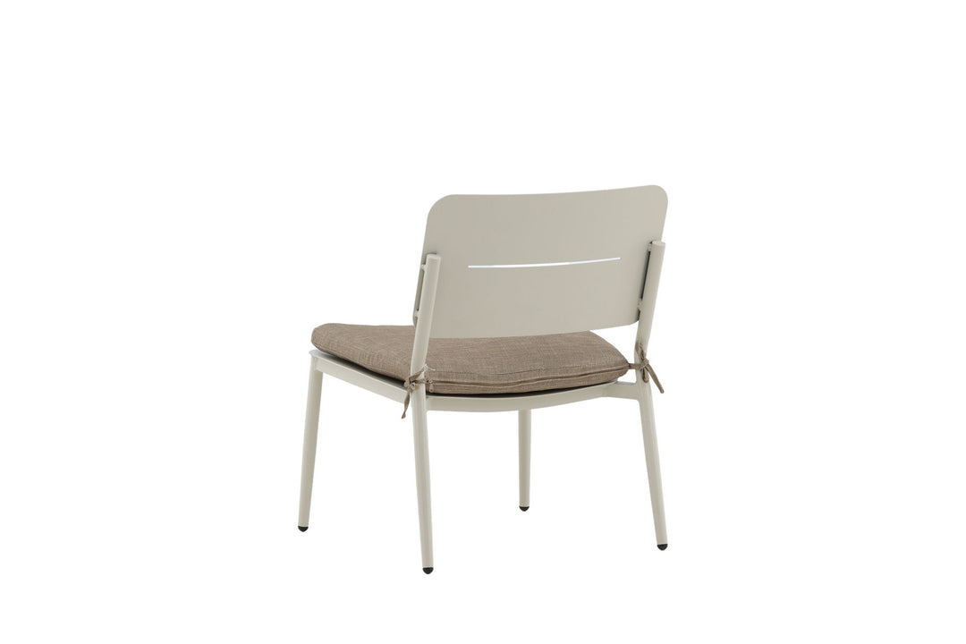 Venture Home Lina Lounge Chair 2-pack - Beige / Sand Cushion