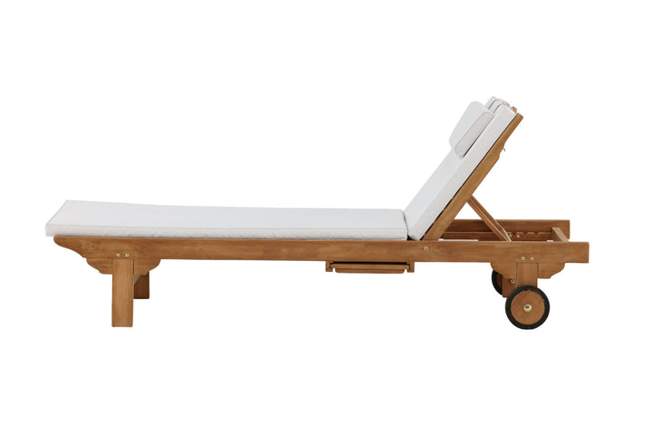 Venture Home Ghana - Sun Lounge- Natural - Teak -