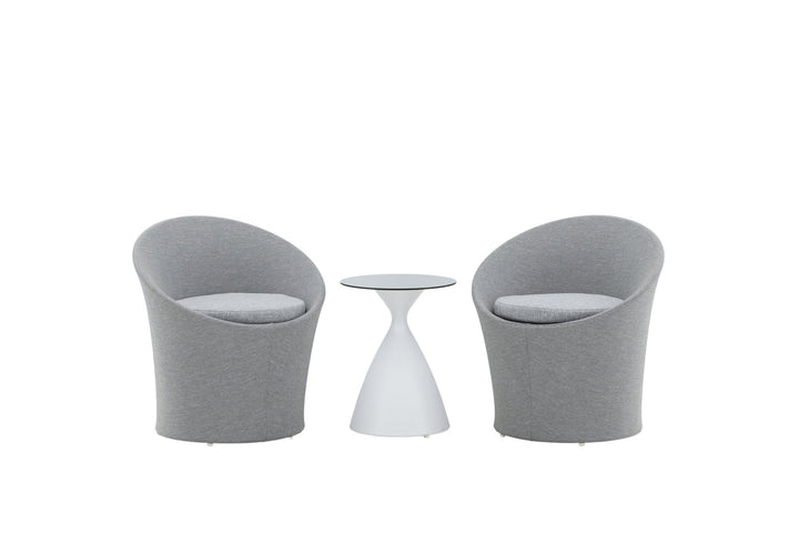 Venture Home Spoga - Lounge Set- White / Grey - -