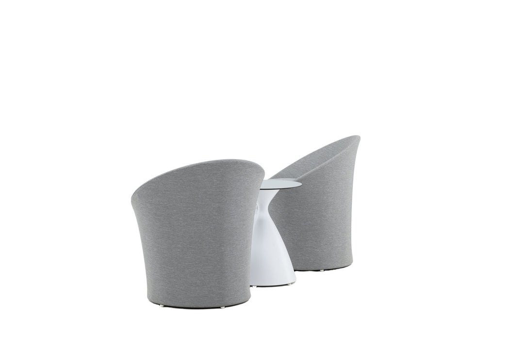 Venture Home Spoga - Lounge Set- White / Grey - -