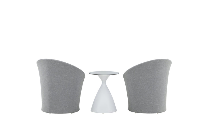 Venture Home Spoga - Lounge Set- White / Grey - -