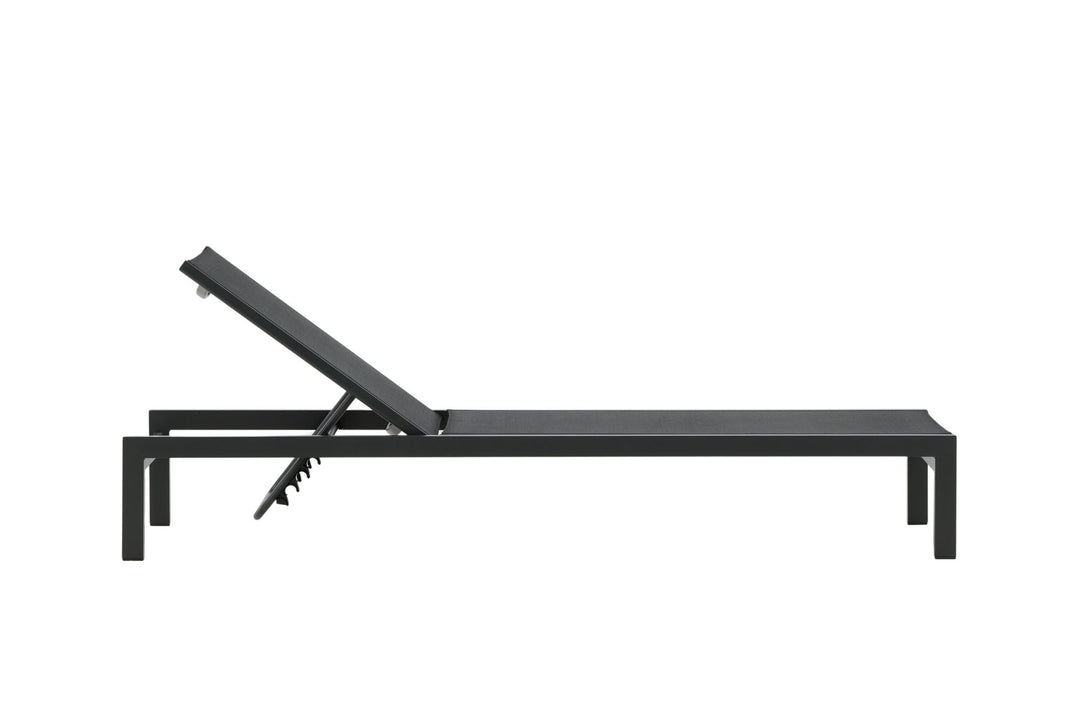 Venture Home Copacabana Sun Lounge 2-pack - Black/Black