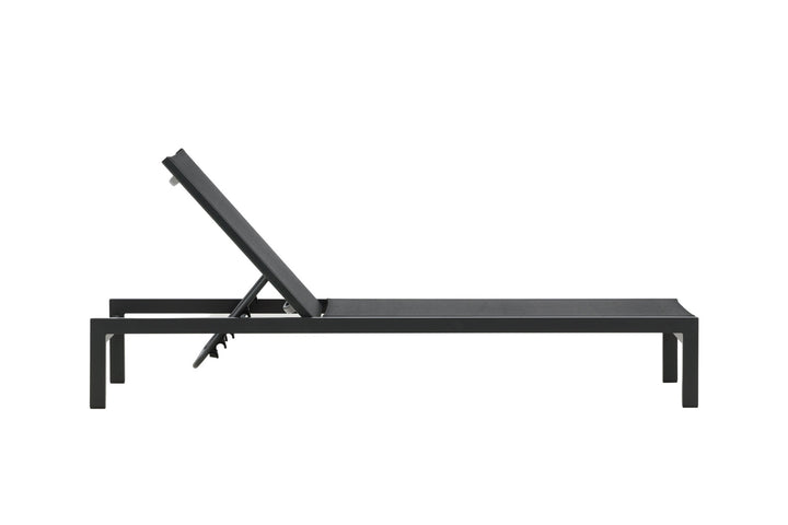 Venture Home Copacabana Sun Lounge 2-pack - Black/Black