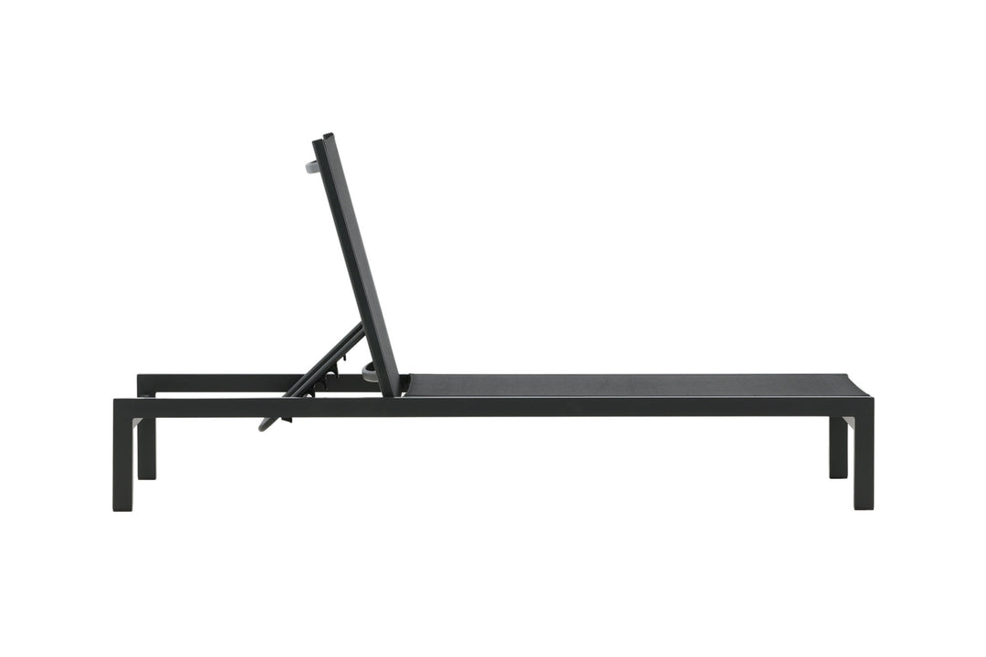 Venture Home Copacabana Sun Lounge 2-pack - Black/Black
