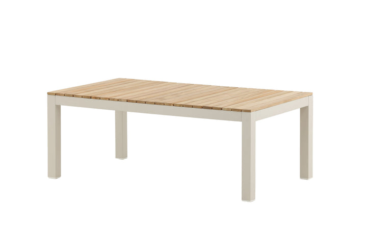 Venture Home Brasilia Sofa Table - Beige alu / teakslats