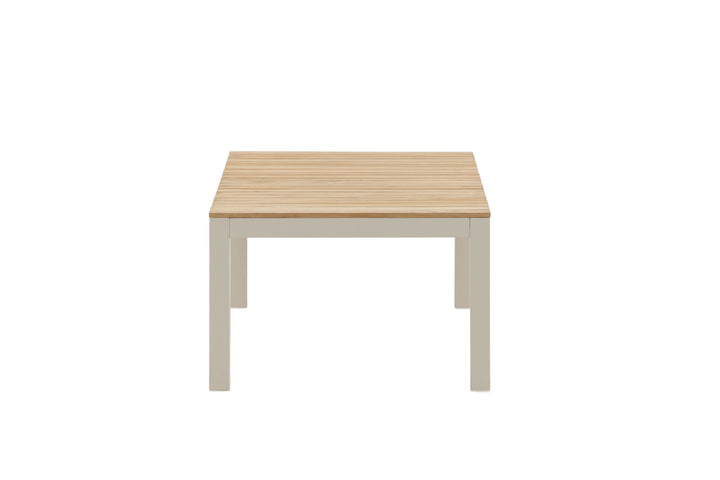 Venture Home Brasilia Sofa Table - Beige alu / teakslats
