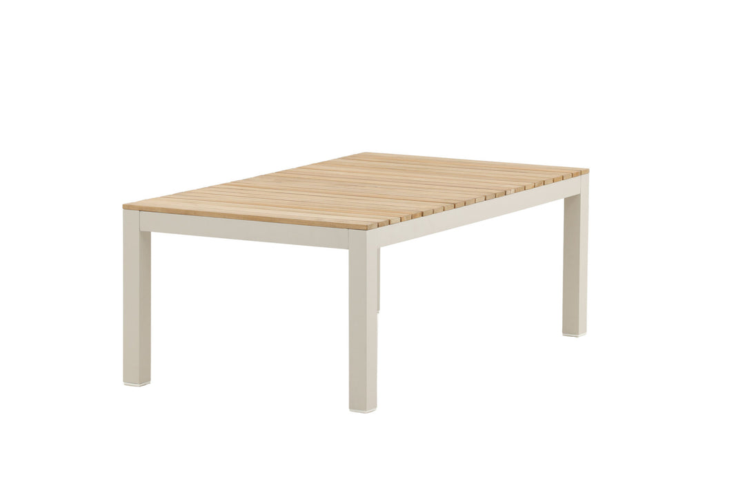 Venture Home Brasilia Sofa Table - Beige alu / teakslats
