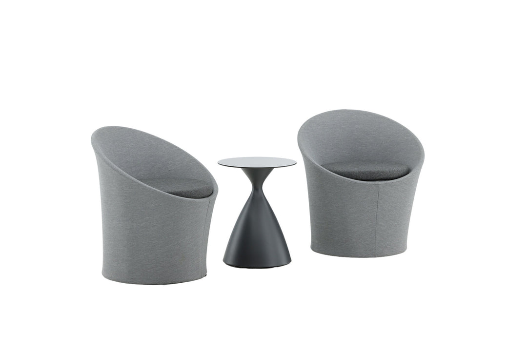 Venture Home Spoga - Lounge Set- Black / Grey - -