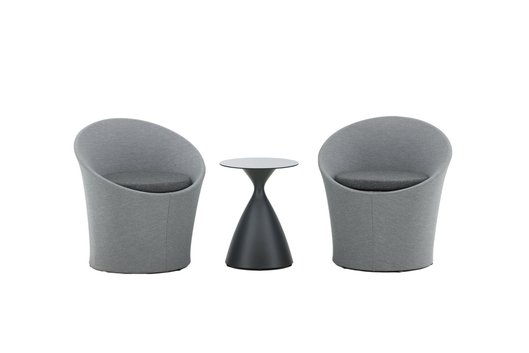 Venture Home Spoga - Lounge Set- Black / Grey - -
