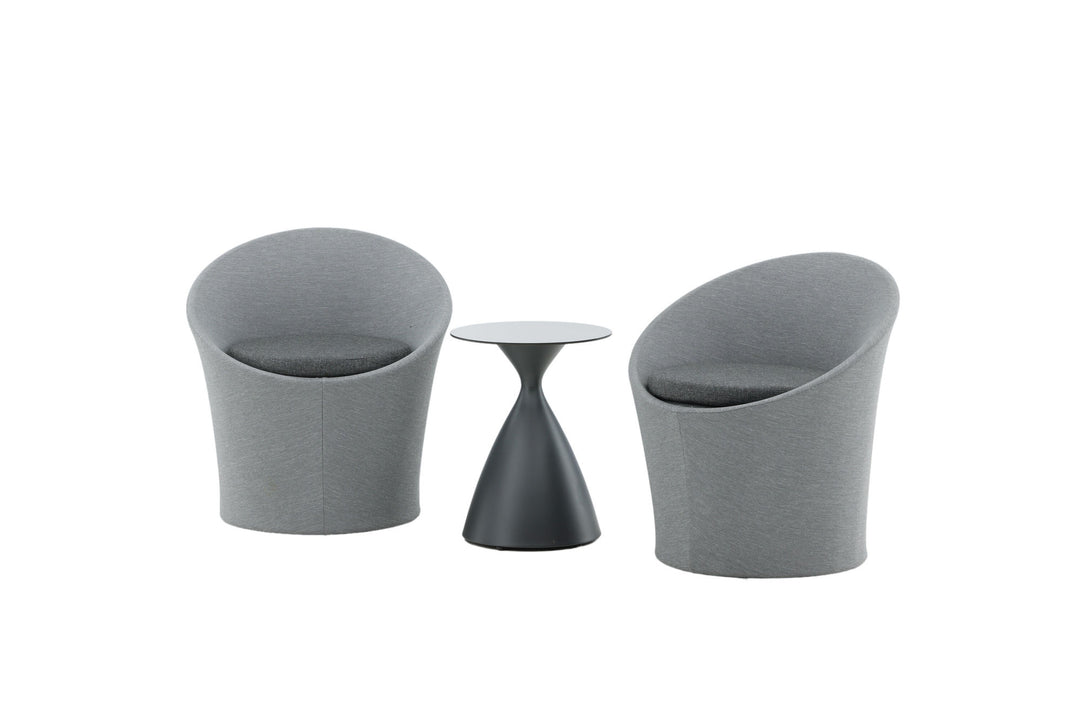 Venture Home Spoga - Lounge Set- Black / Grey - -