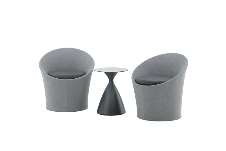 Venture Home Spoga - Lounge Set- Black / Grey - -
