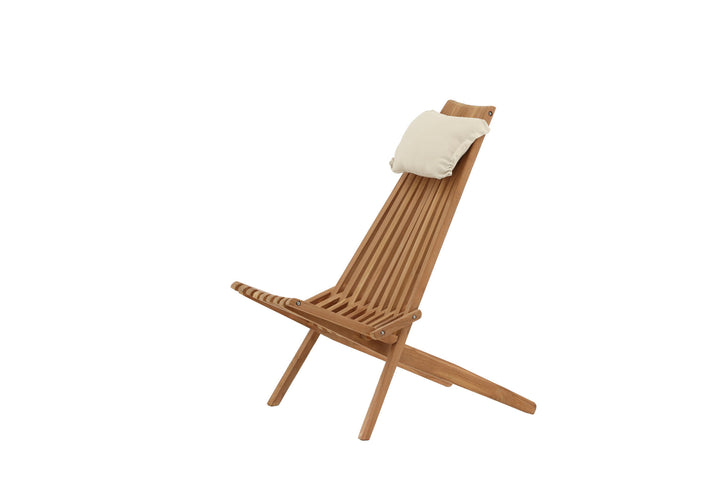 Venture Home Kenya Lounge Chair - Teak golden inc beige Cushion