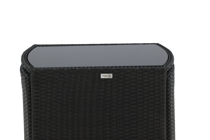 Venture Home Savanna - Caféset- Black - Wicker -