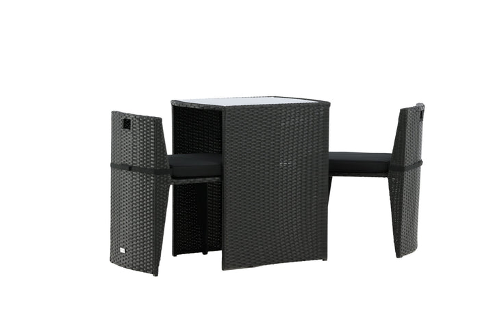 Venture Home Savanna - Caféset- Black - Wicker -