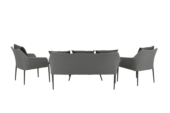 Venture Home Spoga - Sofa Set- Black / Grey - -
