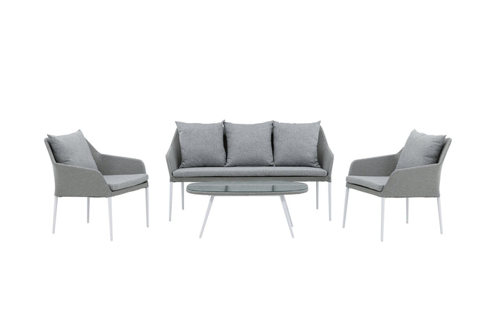 Venture Home Spoga - Sofa Set- White / Grey -  -