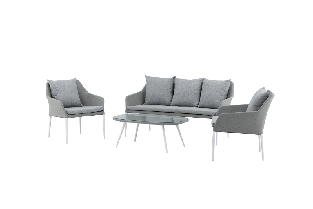 Venture Home Spoga - Sofa Set- White / Grey -  -