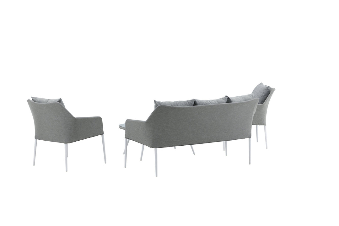 Venture Home Spoga - Sofa Set- White / Grey -  -