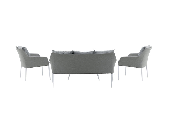 Venture Home Spoga - Sofa Set- White / Grey -  -