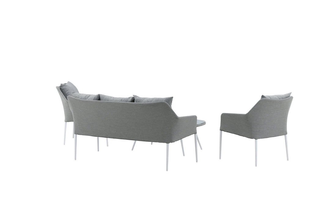 Venture Home Spoga - Sofa Set- White / Grey -  -
