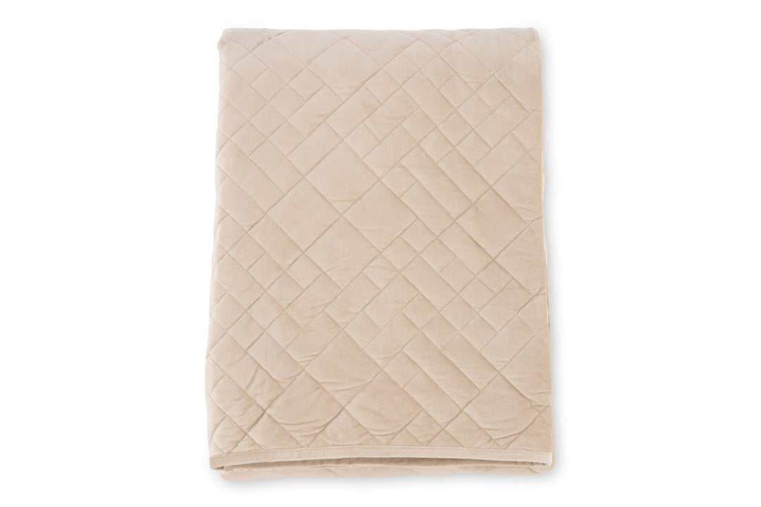 Venture Home Jilly Bedspread Polyester/velvet/microfiber - Beige / - 180*80