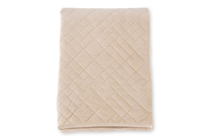Venture Home Jilly Bedspread Polyester/velvet/microfiber - Beige / - 180*80