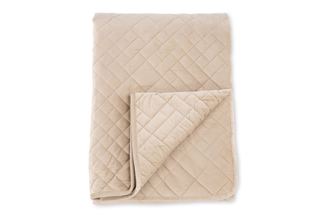 Venture Home Jilly Bedspread Polyester/velvet/microfiber - Beige / - 180*80