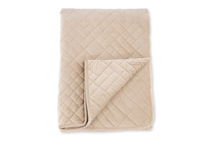 Venture Home Jilly Bedspread Polyester/velvet/microfiber - Beige / - 180*80
