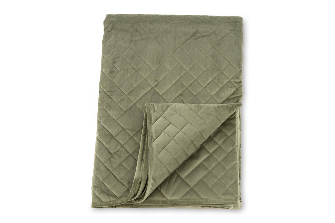 Venture Home Jilly Bedspread Polyester/velvet/microfiber - Green / - 260*80
