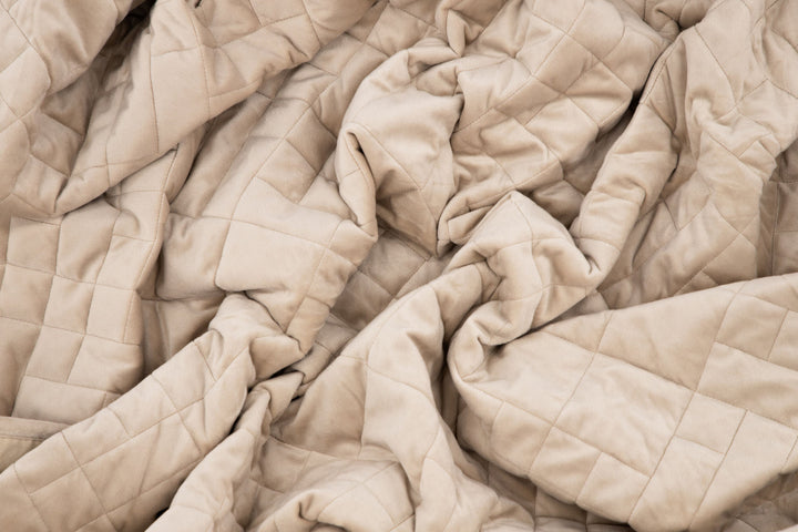 Venture Home Jilly Bedspread Polyester/velvet/microfiber - Beige / - 180*80