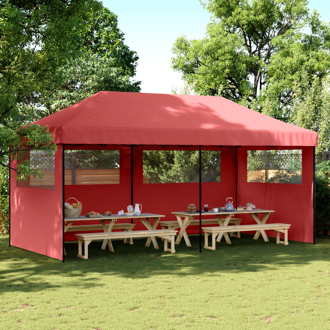 Party Tent Bordeaux 292 x 580 x 315 cm Oxford stof