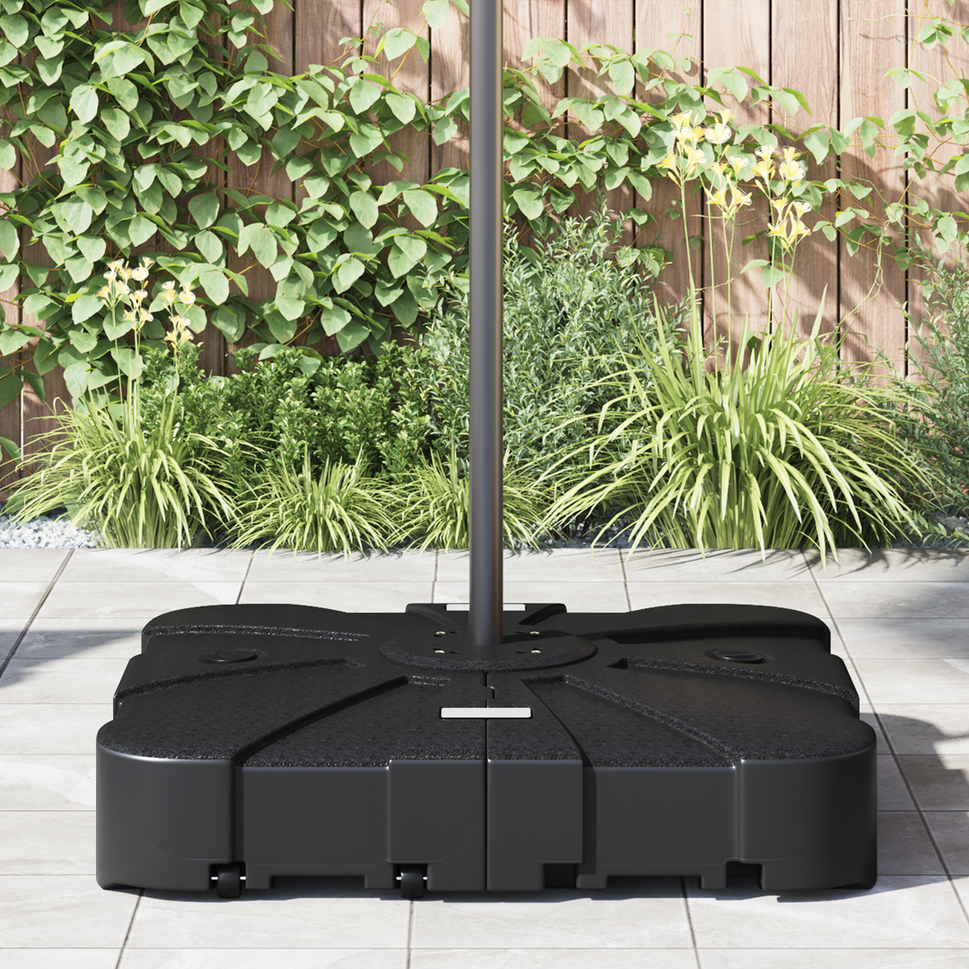 Cantilever parasolbase Sort 86 x 86 x 19 cm