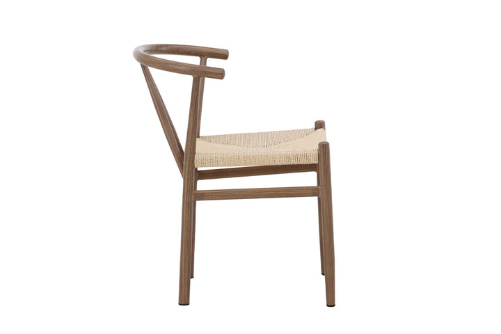 Venture Home Alfons Dining Chair - Woodlook / Nature Rope