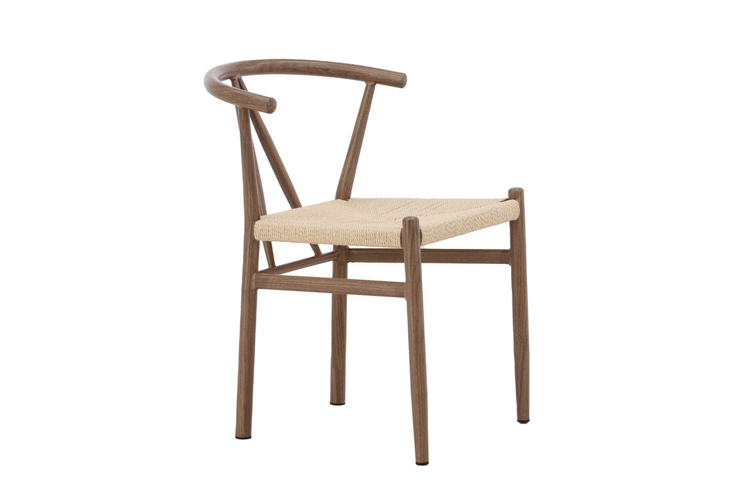 Venture Home Alfons Dining Chair - Woodlook / Nature Rope