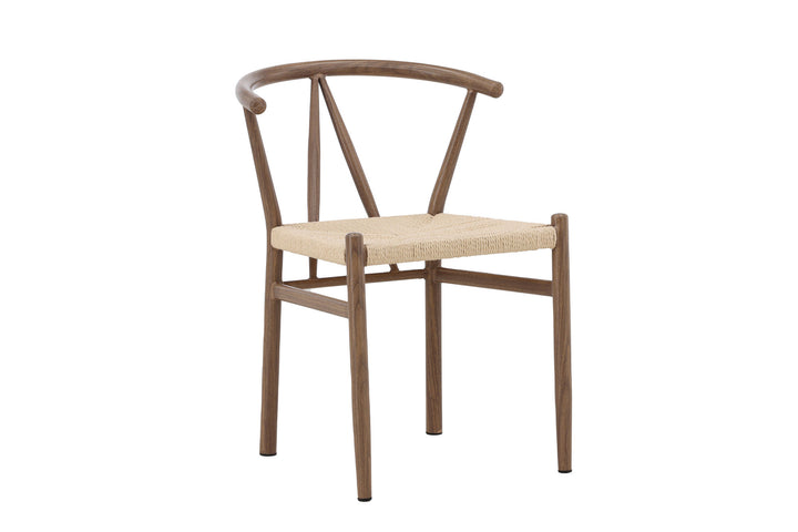 Venture Home Alfons Dining Chair - Woodlook / Nature Rope