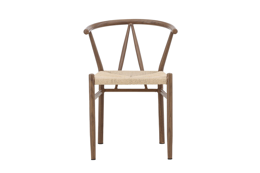 Venture Home Alfons Dining Chair - Woodlook / Nature Rope