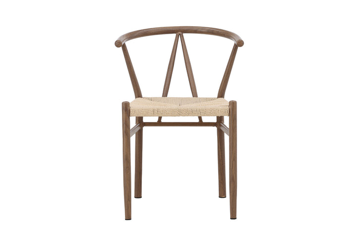Venture Home Alfons Dining Chair - Woodlook / Nature Rope