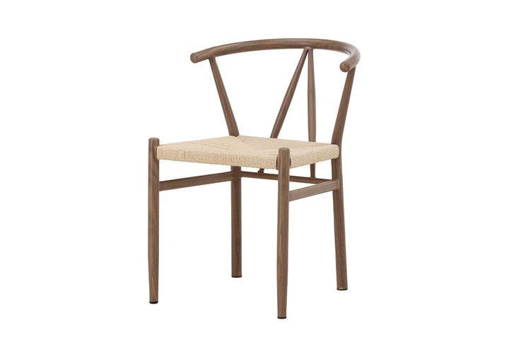 Venture Home Alfons Dining Chair - Woodlook / Nature Rope